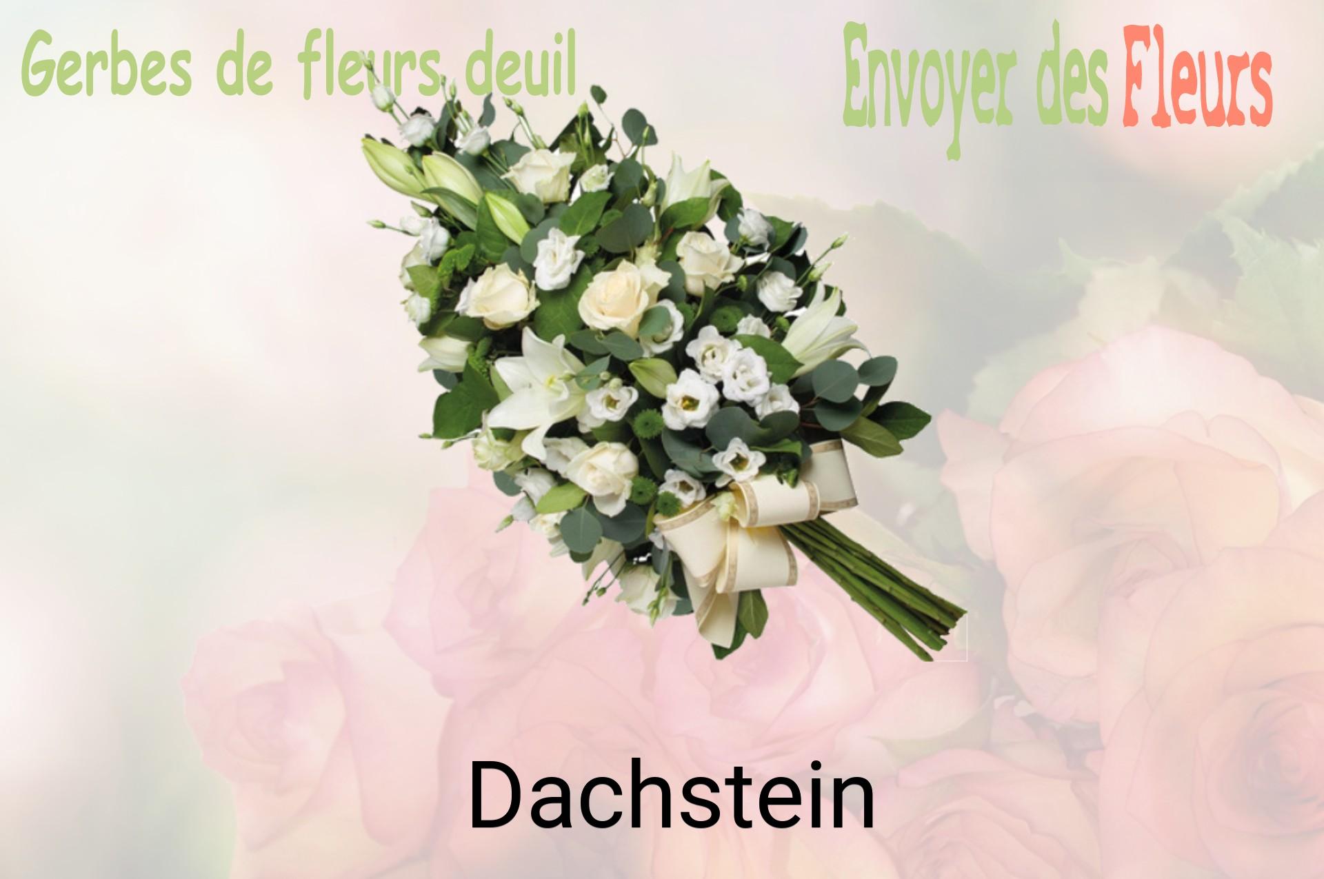 Gerbe de fleurs de deuil livrée à Dachstein